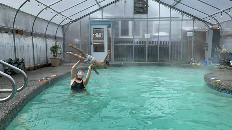 East pool - Little Fish swim lesson
